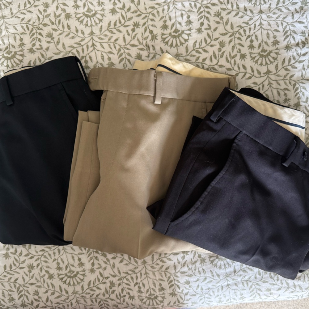 Brooks Brothers Black and Tan Chinos Classic Style
